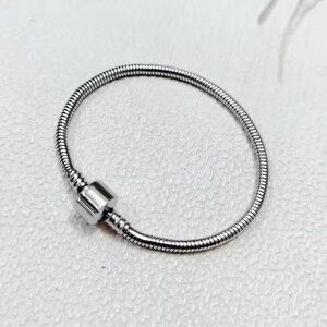 NEW Women's Stainless Steel Durable Non Fading Snake Bone Chain Bracelets 7.1"